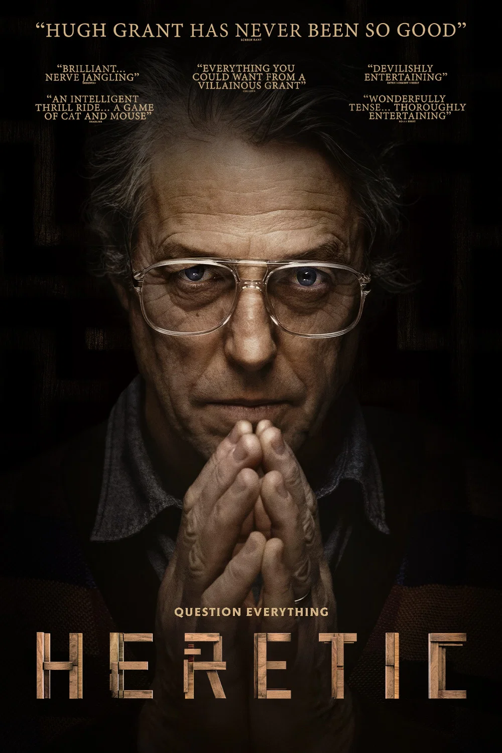 A horror film where the conversation is often more threatening than the violence. review artwork